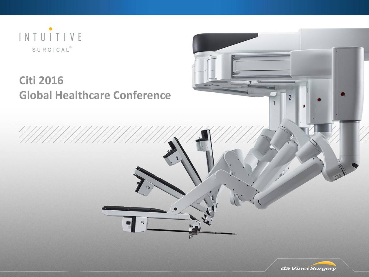 Intuitive Surgical (ISRG) presents at Citi Global Healthcare Conference
